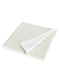 Load image into Gallery viewer, Muslin Blanket - Sage Windowpane / White