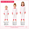 Load image into Gallery viewer, Organic Cotton Toddler Long Johns – Red Hearts