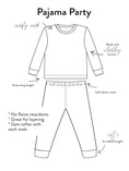 Load image into Gallery viewer, Organic Cotton Toddler Long Johns – Blue Hearts