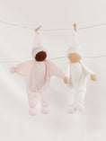 Load image into Gallery viewer, Baby Buddy Lovey - Brown Skin Pink Stripe