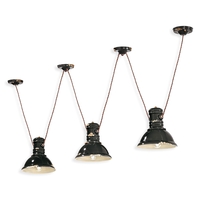 INDUSTRIAL C1692 Sospensione a 3 luci