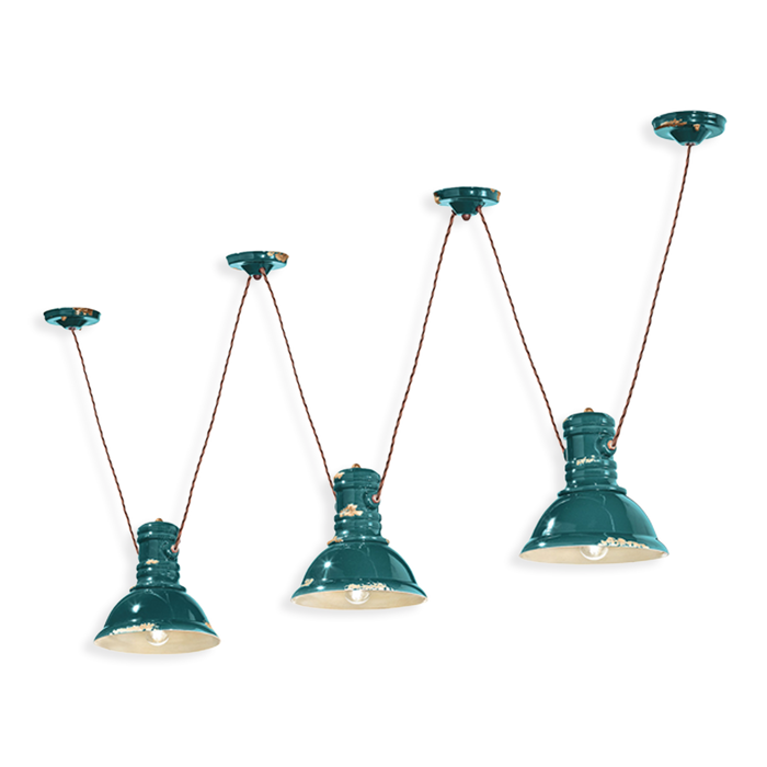 INDUSTRIAL C1692 Sospensione a 3 luci