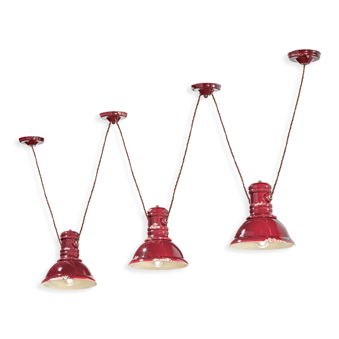 INDUSTRIAL C1692 Sospensione a 3 luci