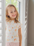 Load image into Gallery viewer, T-shirt - Girls - Flutter Sleeves - Cherry Picking
