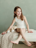 Load image into Gallery viewer, Girl's Undershirt/Tank Top- Organic White
