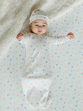 Load image into Gallery viewer, Crib Sheet - Blue Dots
