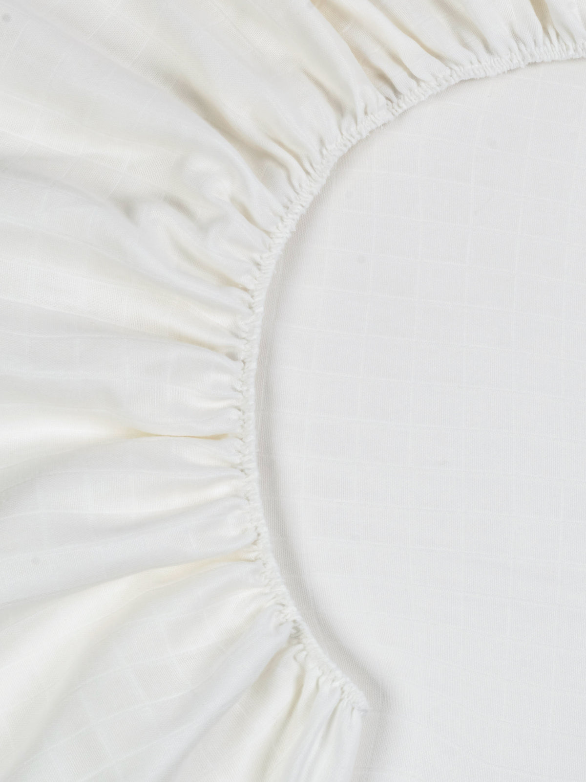 Muslin - Crib Sheet - White