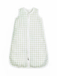Load image into Gallery viewer, Muslin Sleep Sack - Sage Windowpane
