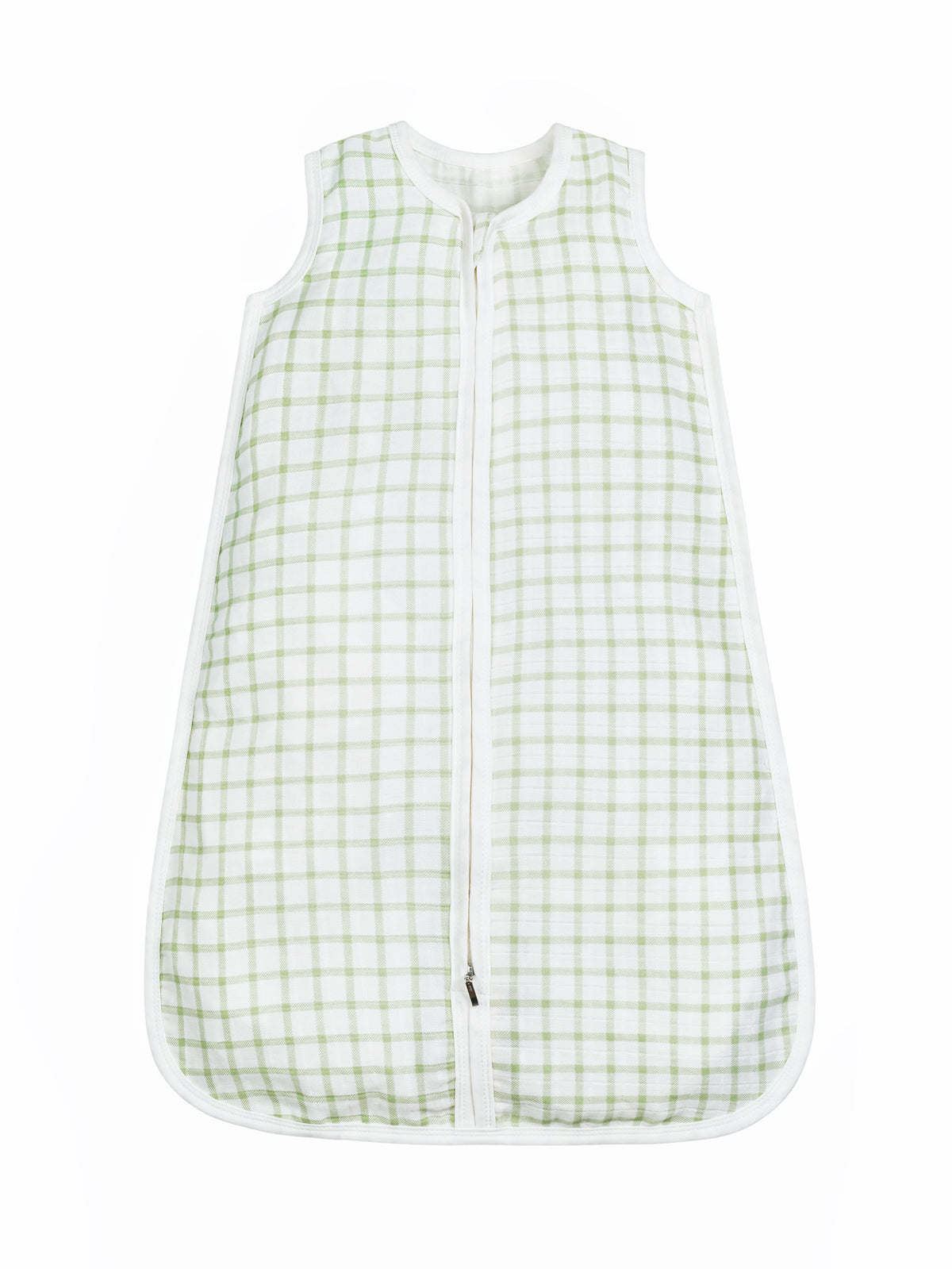 Muslin Sleep Sack - Sage Windowpane