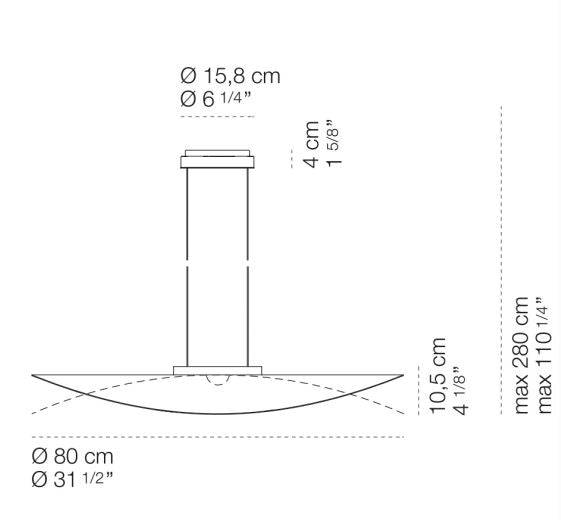 MANTA 800 Sospensione Monoemissione
