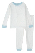 Load image into Gallery viewer, Organic Cotton Toddler Long Johns – Blue Hearts
