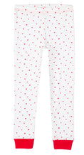 Load image into Gallery viewer, Organic Cotton Toddler Long Johns – Red Hearts

