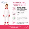 Load image into Gallery viewer, Organic Cotton Toddler Long Johns – Red Hearts
