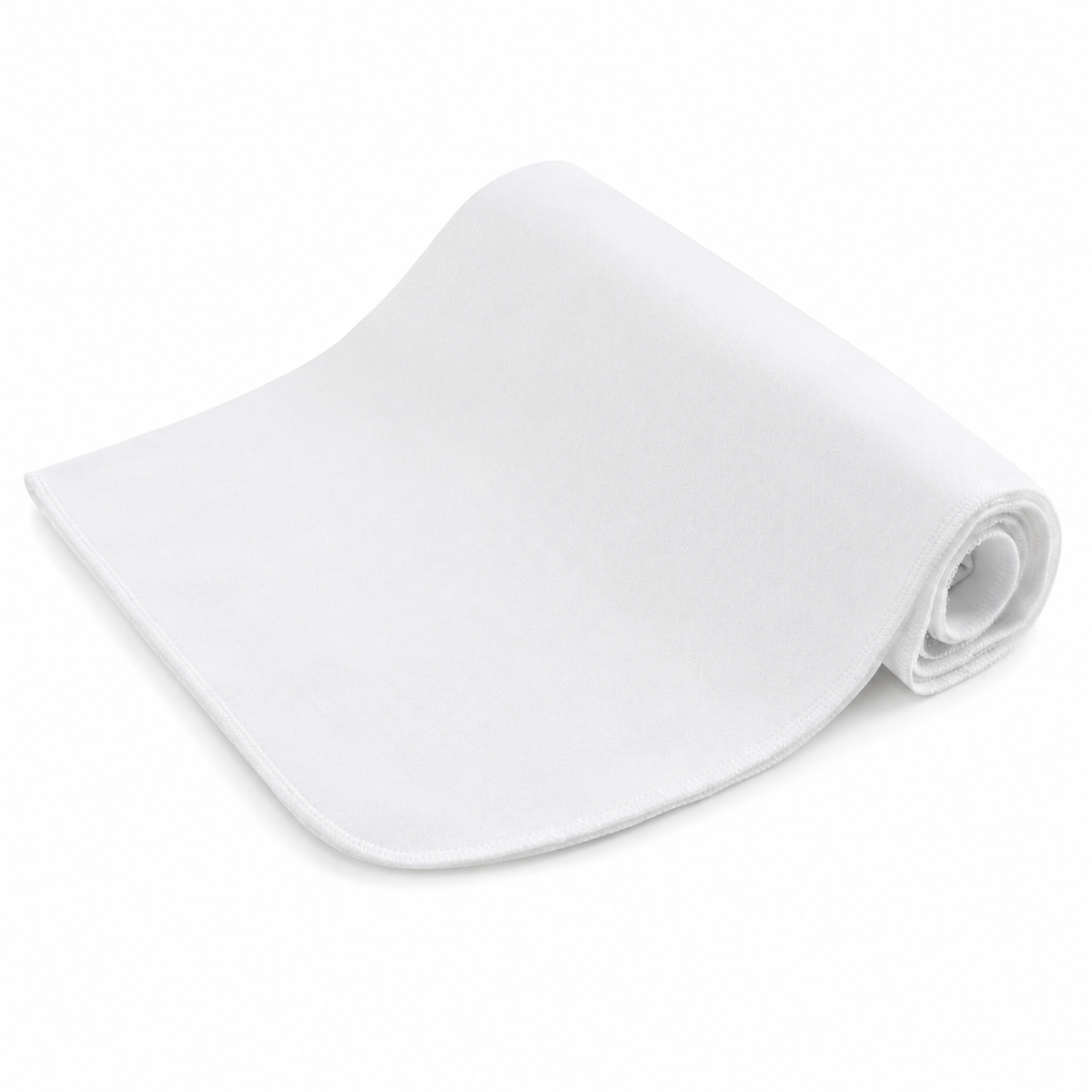 Organic Egyptian Cotton Receiving Blanket – White