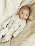 Load image into Gallery viewer, Snap Front Footie - Modern Daisy
