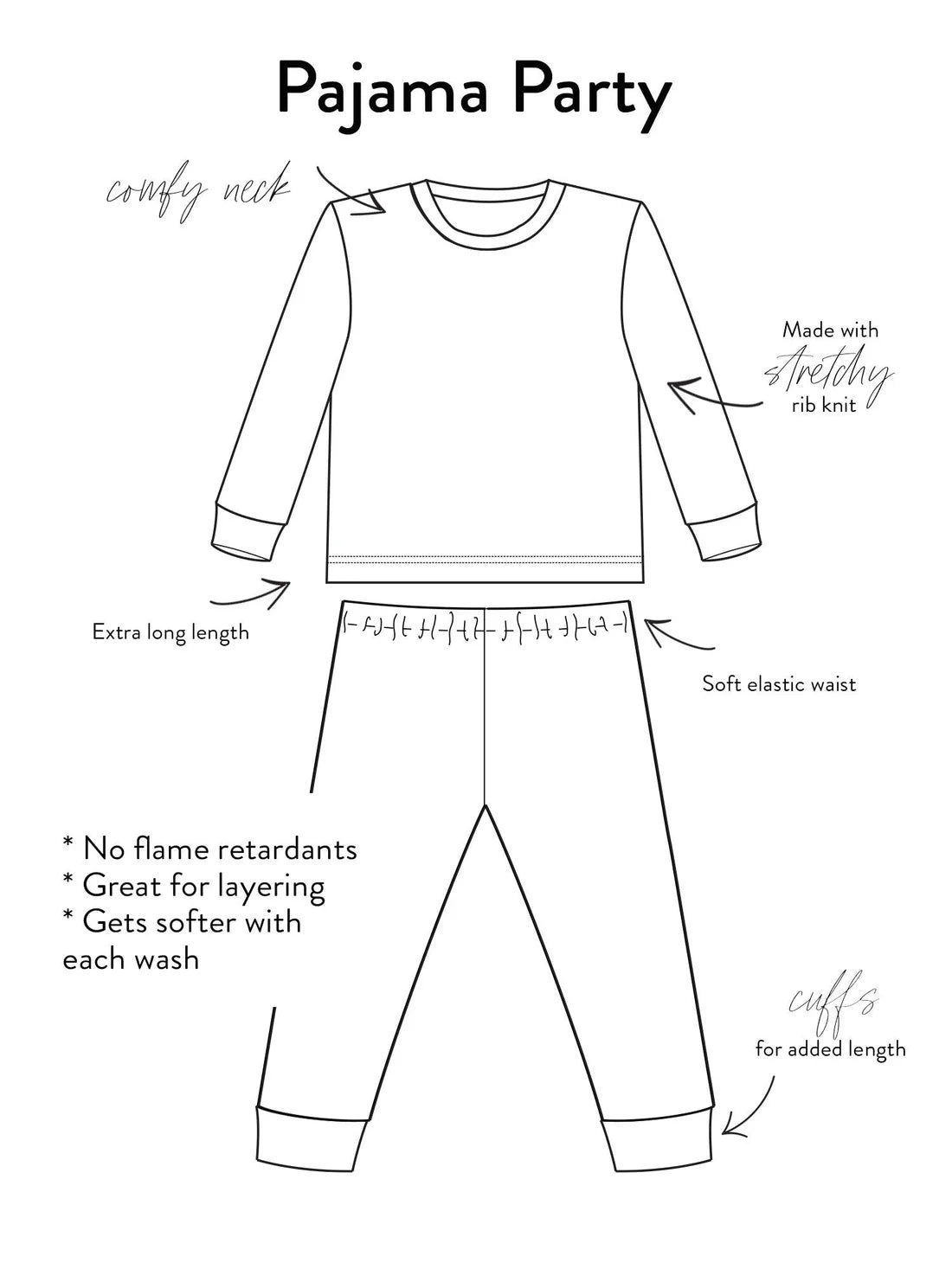 Organic Cotton Toddler Long Johns – Modern Daisy