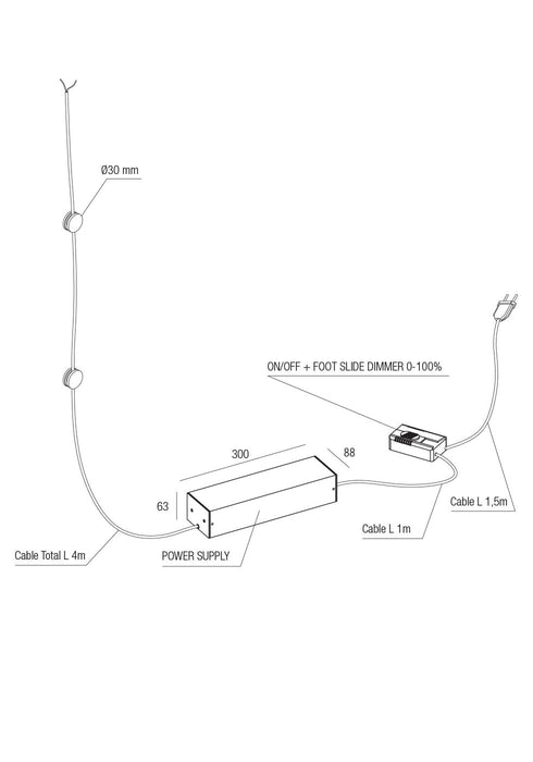 FREEDOM 360 - Kit alimentatore + dimmer