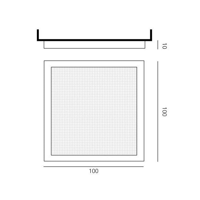 Altrove Led Luce Diretta Parete/Soffitto
