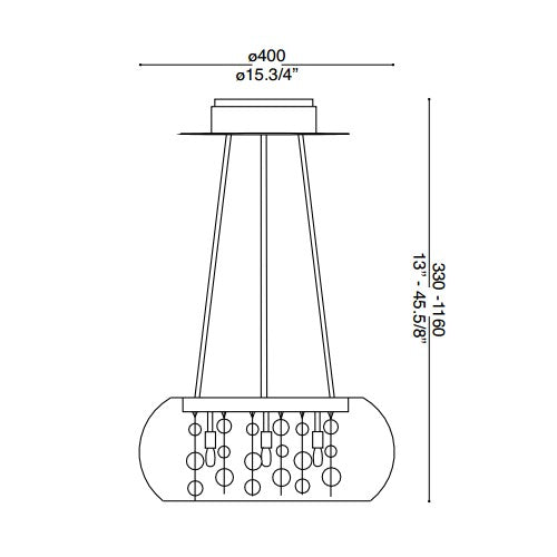 ideal lux Audi 80 Sospensione misure 1