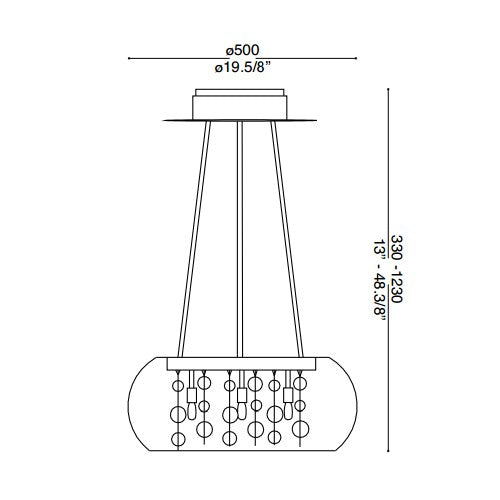 ideal lux Audi 80 Sospensione misure 2