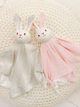 Load image into Gallery viewer, Lovey Bunny Blanket Friend - Pink Stripe
