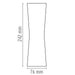 Flos Clessidra 20-20 lampada da parete misure