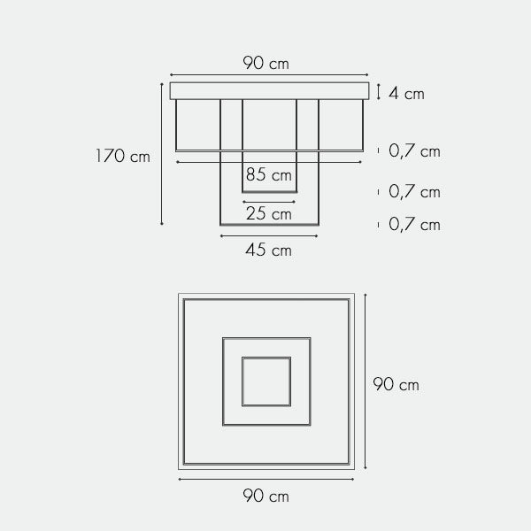 Cornice 85.3 Sospensione