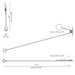 luceplan Counterbalance Parete misure