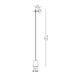 luceplan Counterbalance Terra misure