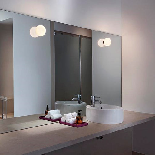 FLOS MINI GLO-BALL C/W MIRROR parete/soffitto 2