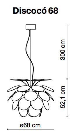 Discocó Sospensione Ø68cm