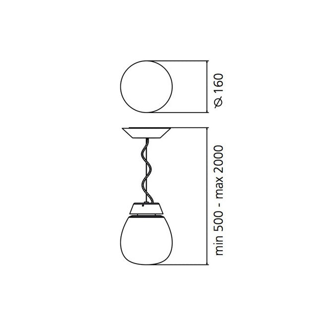 artemide empatia 16 sospensione mis