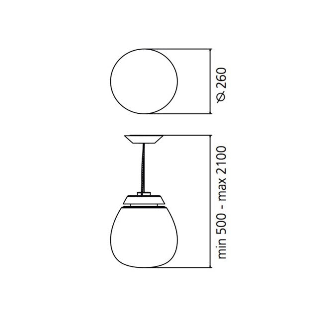 artemide empatia 26 sospensione mis