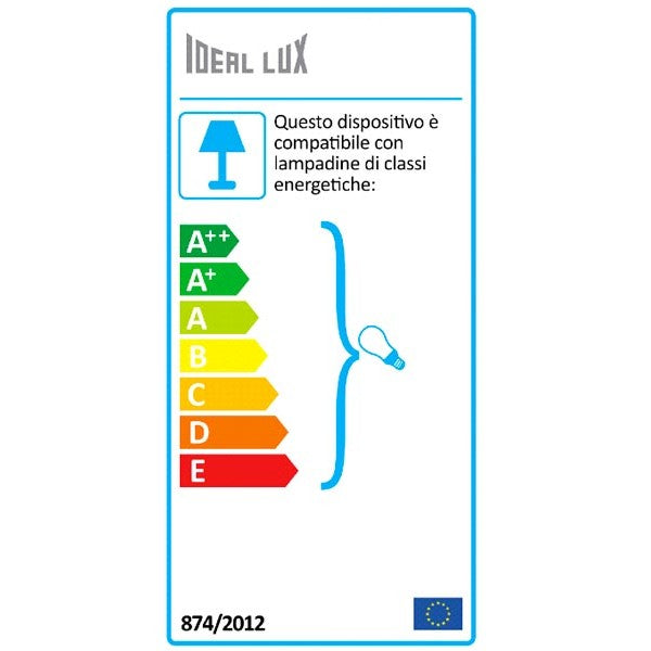 ideal lux Glory PL Parete/Soffitto classe energetica