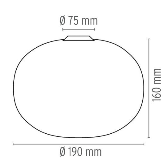 Glo-Ball C/W Zero Parete/Soffitto