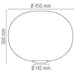 FLOS GLO-BALL BASIC 2 tavolo misure