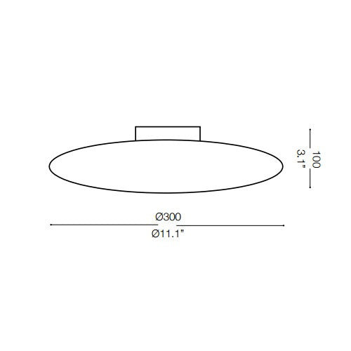 ideal lux Glory PL Parete/Soffitto misure 1