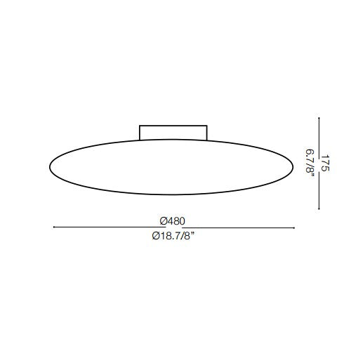 ideal lux Glory PL Parete/Soffitto misure 4