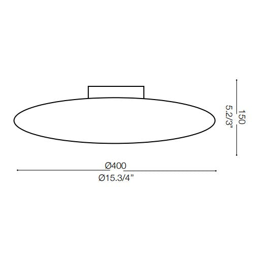 ideal lux Glory PL Parete/Soffitto misure 2