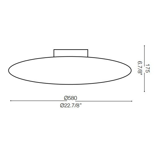 ideal lux Glory PL Parete/Soffitto misure 3