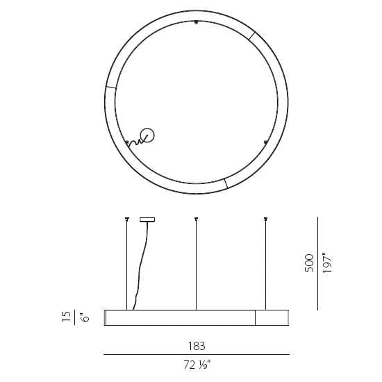 Golden Ring 180 Sospensione