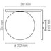 flos IC Lights C/W 2 Parete/Soffitto misure