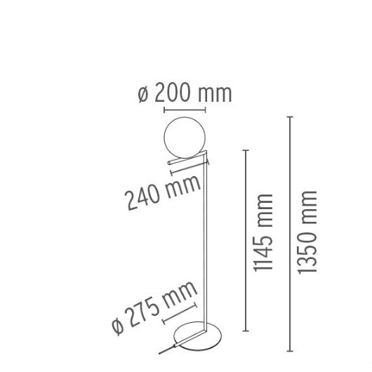 flos IC Lights F1 Terra misure