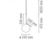 flos IC Lights S1 Sospensione misure