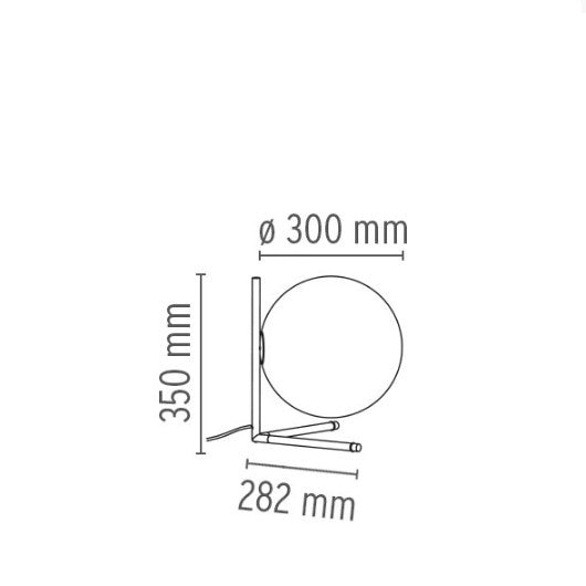 Flos IC Lights T2 Tavolo misure