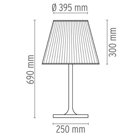 flos Ktribe T2 Tavolo misure