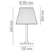 flos Ktribe T2 Tavolo misure