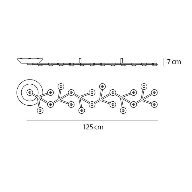 Led Net Lineare 125 Soffitto