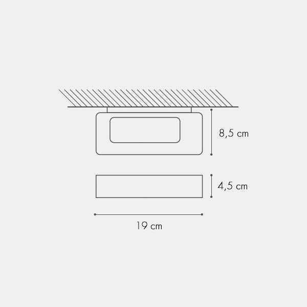 Lingotto 1 Led Parete