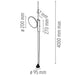 Flos OK Terra/Sospensione misure